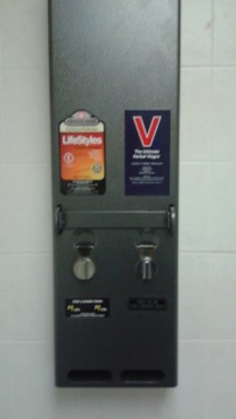 Condom Vending Machine by Steve's Vending